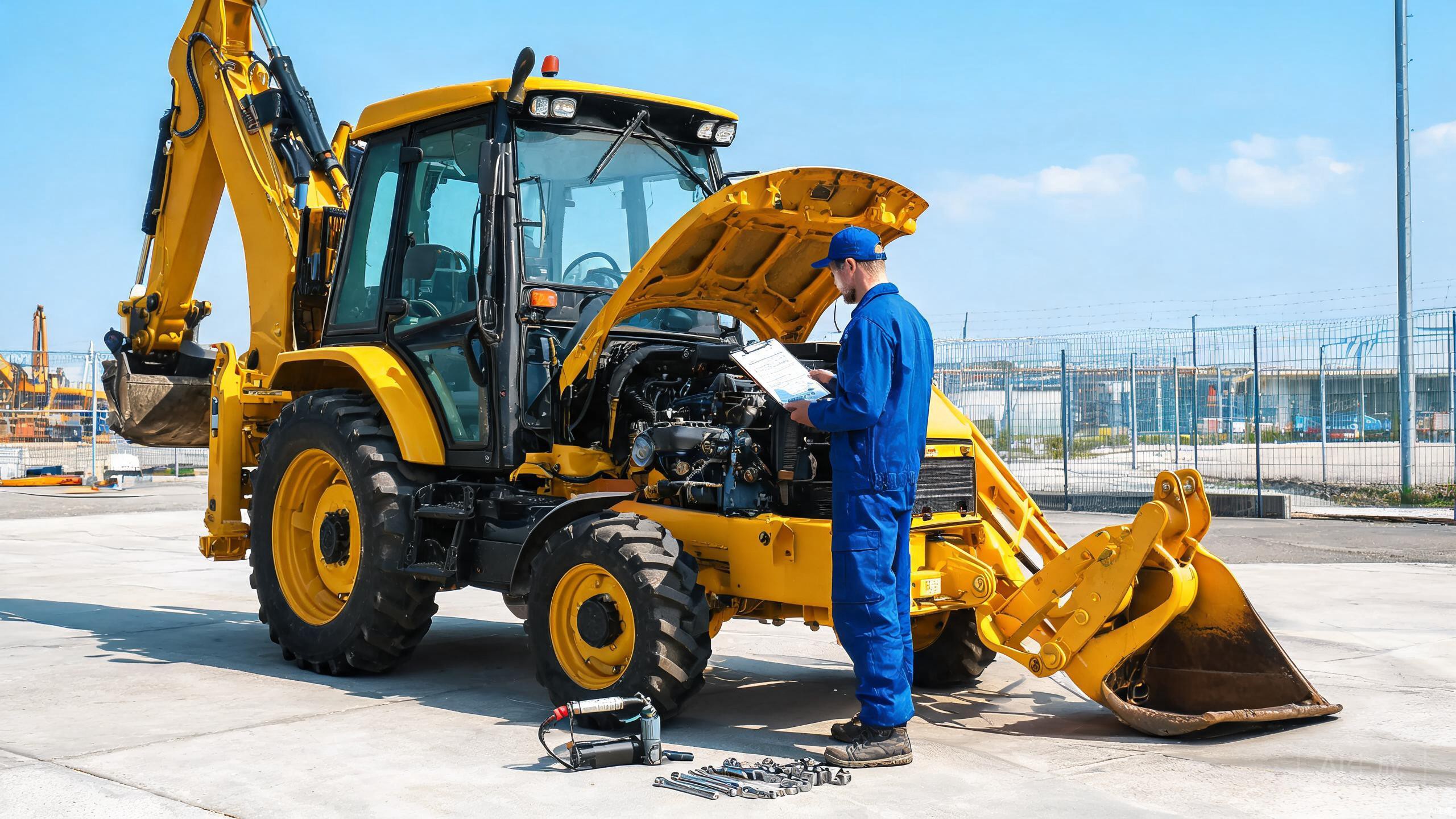 Daftar Perawatan Backhoe Loader: Jaga Mesin Anda Tetap Berjalan