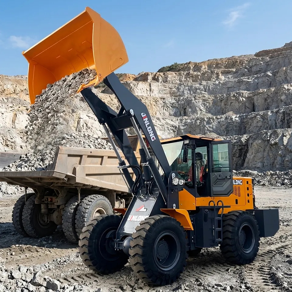 4.5Ton Diesel 4WD Wheel Loader CE/Euro5/EPA PLC Motor - Main product photo
