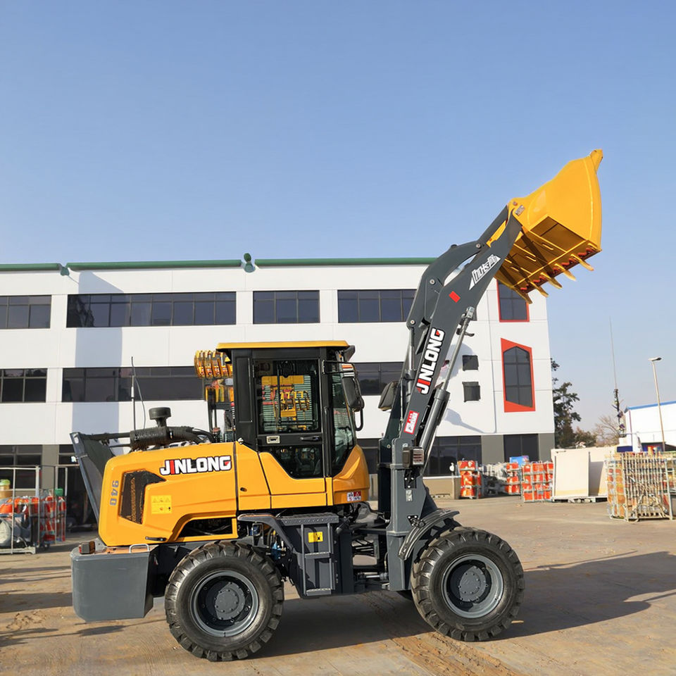 Mini backhoe loader roda 4WD 2 ton dengan perpindahan gigi otomatis - Tampilan detail