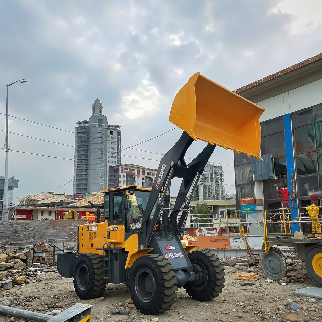 Cargadora de ruedas diésel Jinlong Model 920 de alta eficiencia fabricada en Shandong - Foto del producto Model 920