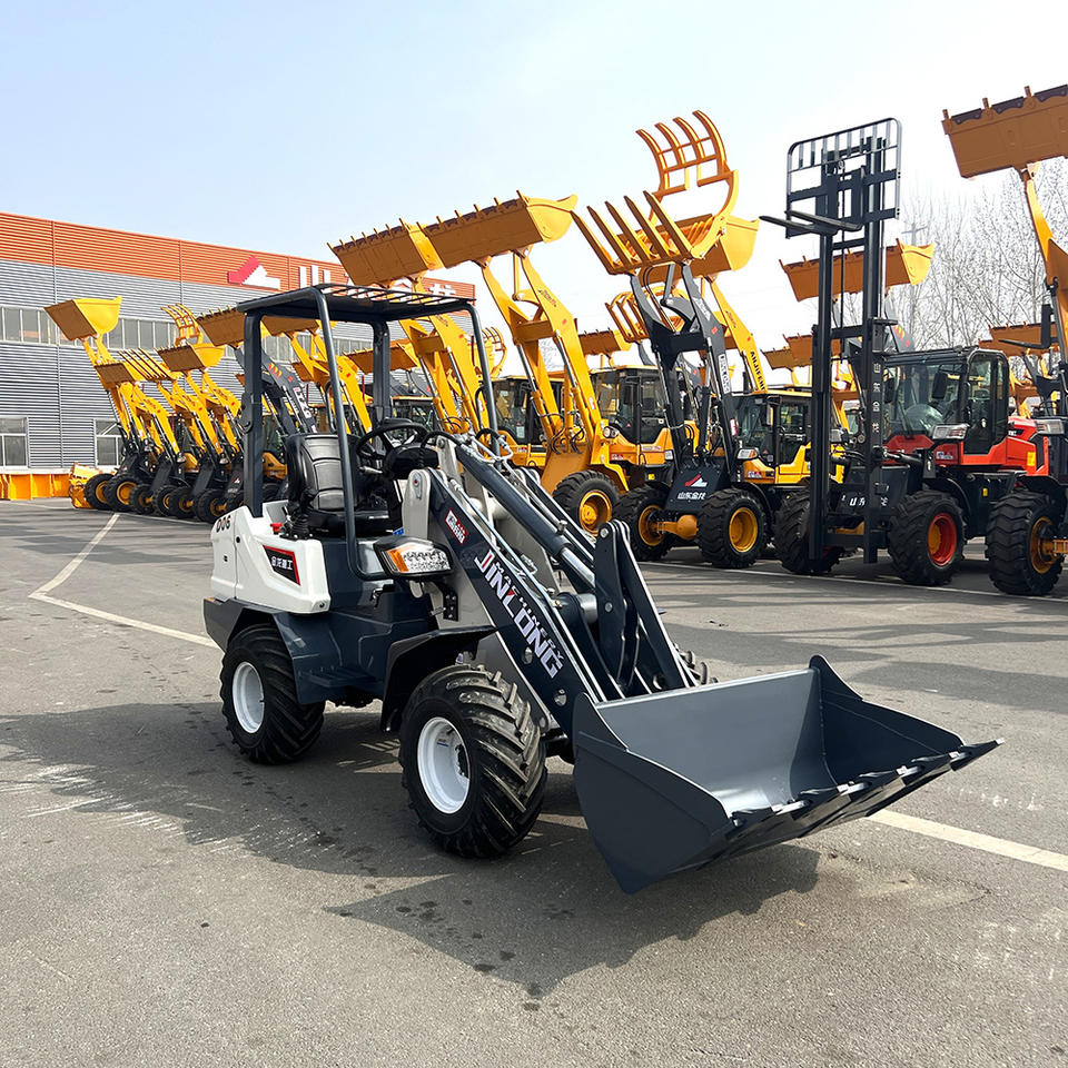 Minicargador de ruedas eléctrico 4x4 de 1,5 toneladas para granja y construcción - Main product photo