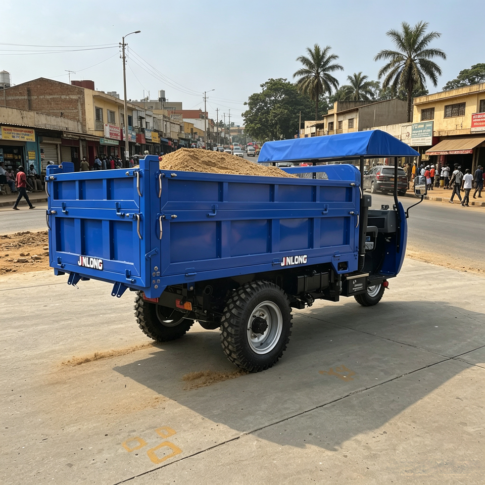 Tricycle africain de refroidissement par air de charge maximale du moteur diesel à corps ouvert de vente chaude de 3000 kg - Detail view 5