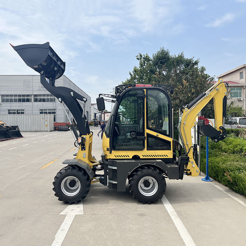 4x4 Backhoe Excavator Loader with Front Load 1.5 Ton and 2 Ton Rated Load Featuring Pump Gearbox Bearing - Detail view 5