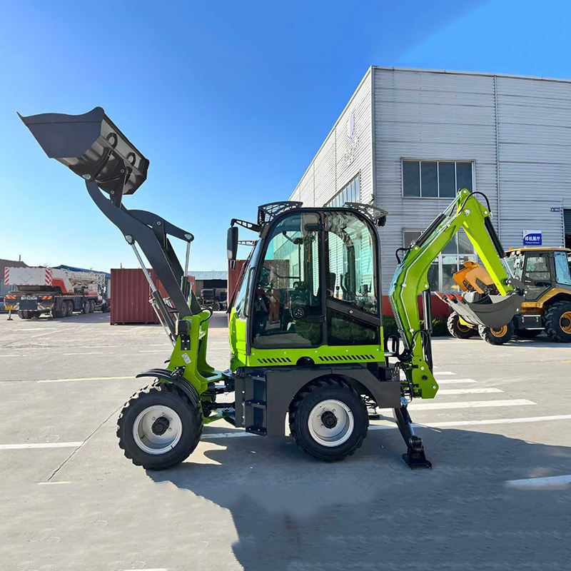 Cheapest Earth-moving Machinery New Large Mini Farm Tractor Digger Backhoe Excavator Loader 4x4 Diesel Product Genre - Detail view 1