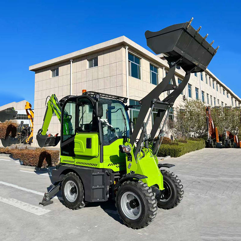 Cheapest Earth-moving Machinery New Large Mini Farm Tractor Digger Backhoe Excavator Loader 4x4 Diesel Product Genre - Main product photo