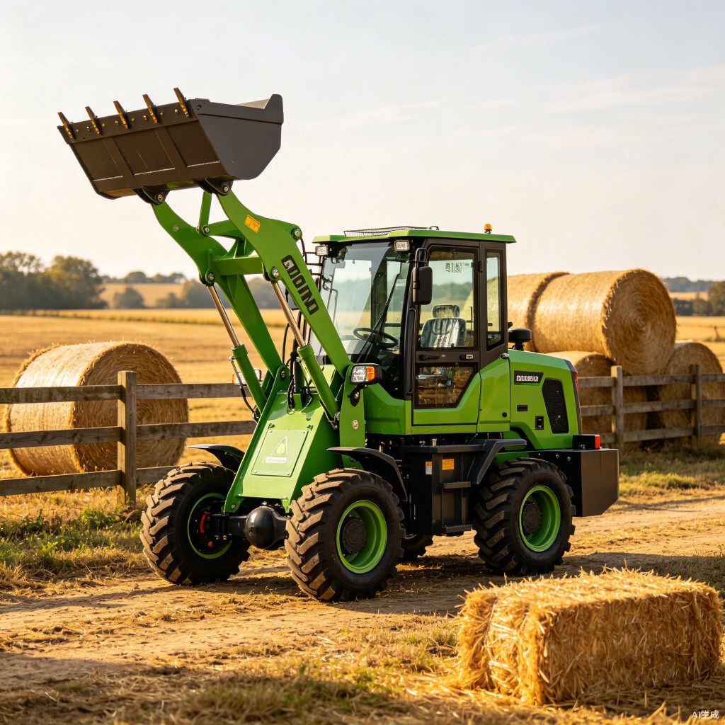 اللودر الكهربائي المدمج 4 × 4 الأفضل مبيعًا للاستخدام في المزرعة - Main product photo