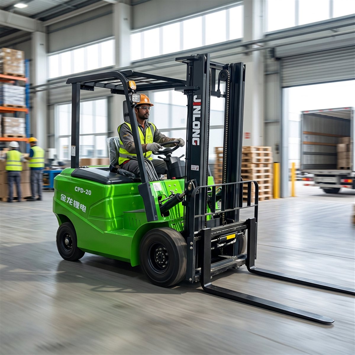 Cheap Electric Forklift Truck 2 Ton 3 Ton Economic Model for Warehouse - Detail view 3