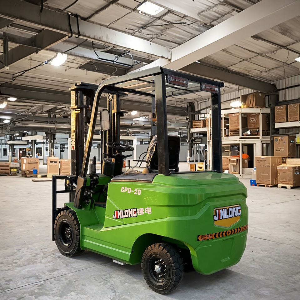 Grand modèle compact polyvalent, épais et renforcé, pneus solides, nouveau modèle, zéro émission, chariot élévateur certifié CE ISO de 3 tonnes - Main product photo