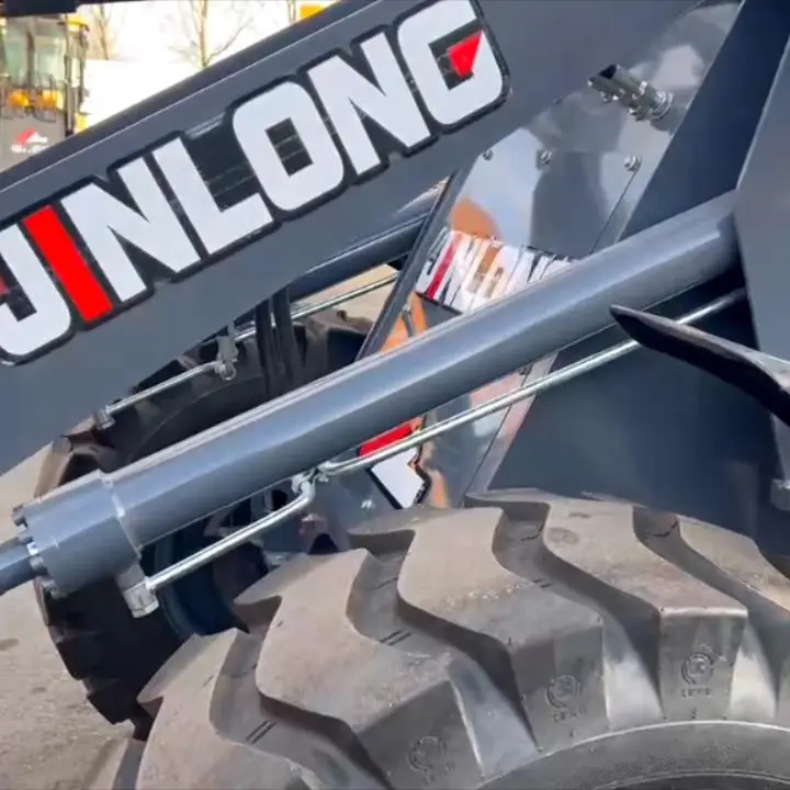 CE Certified Diesel Front Loader 4WD Articulated Steering - Detail view 4