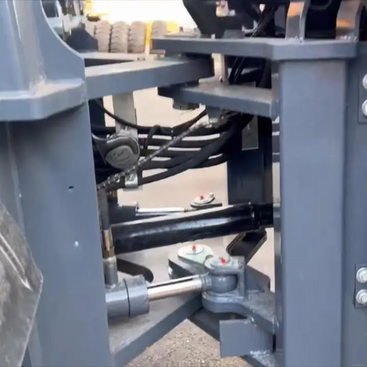 CE Certified Diesel Front Loader 4WD Articulated Steering - Detail view 5