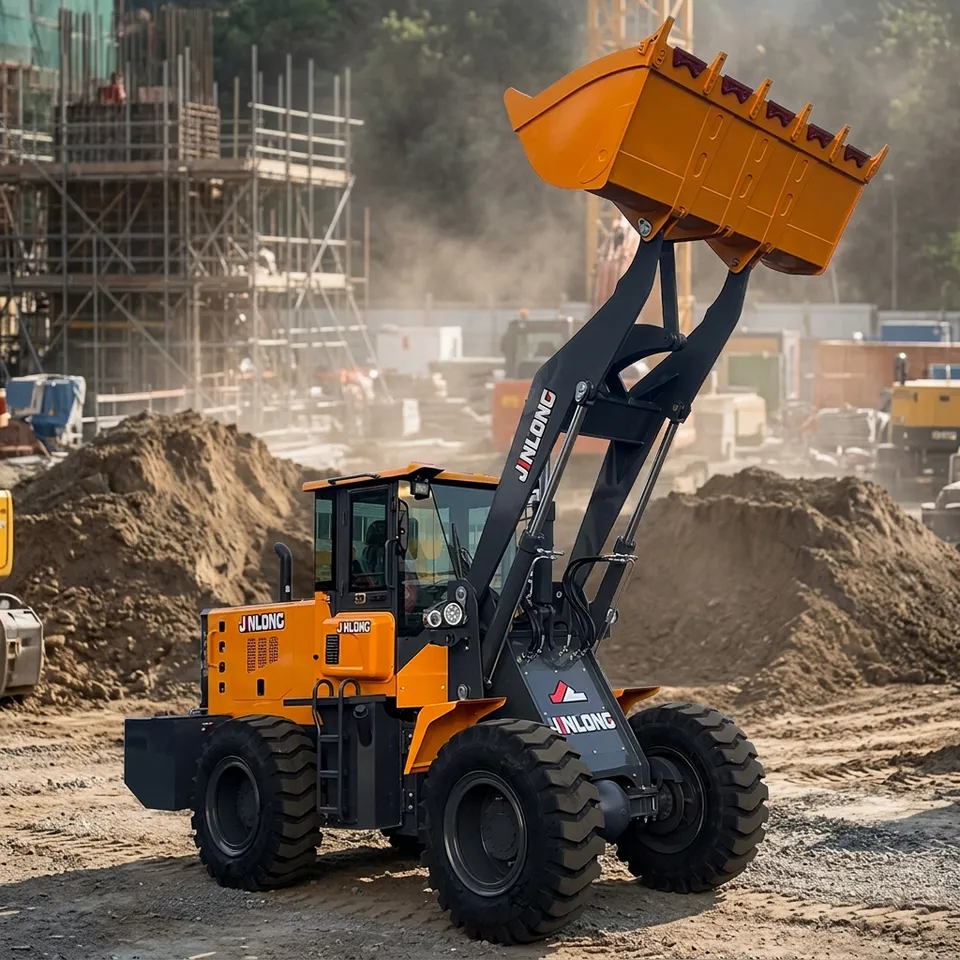 CE Certified Diesel Front Loader 4WD Articulated Steering - Main product photo