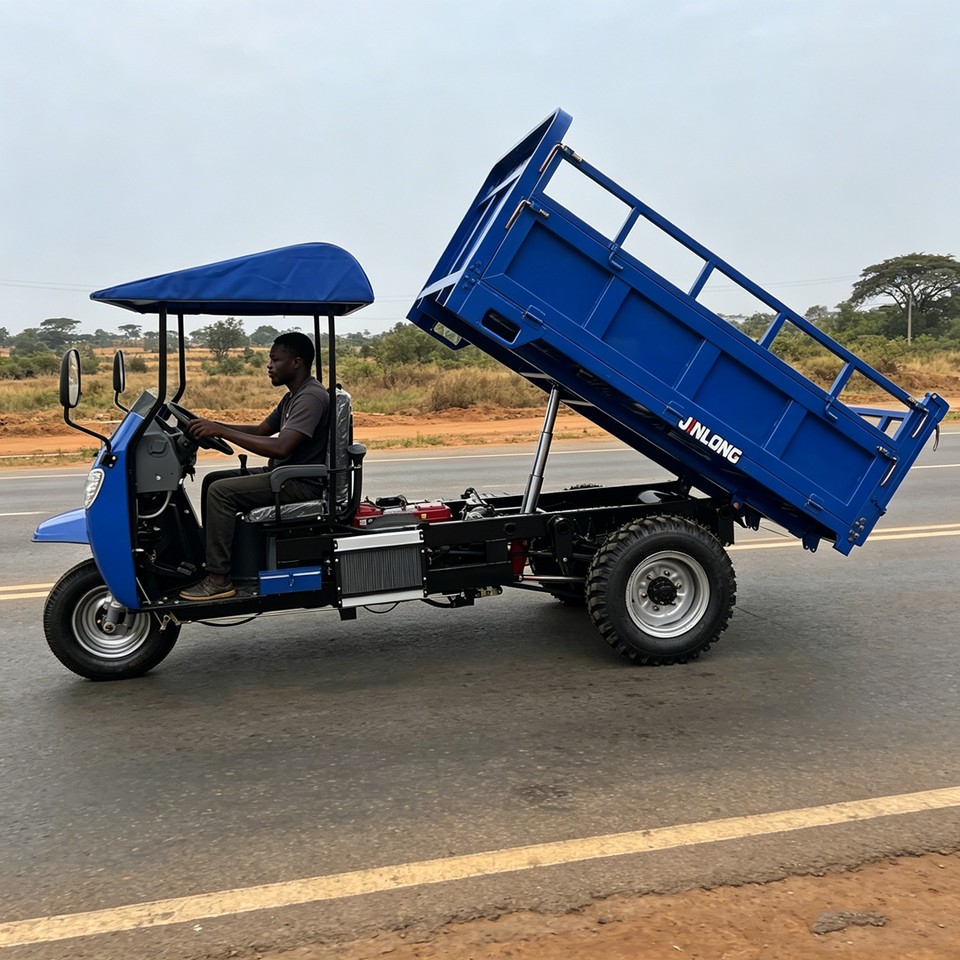 Bestselling Motorized Diesel Cargo Tricycle Low Failure Rate - Detail view 3