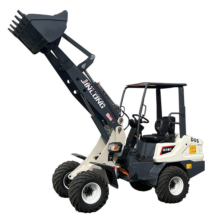 Electric Backhoe Loader 4WD Mini Wheel Excavator Loader | JINLONGLUTAI - Detail view 2