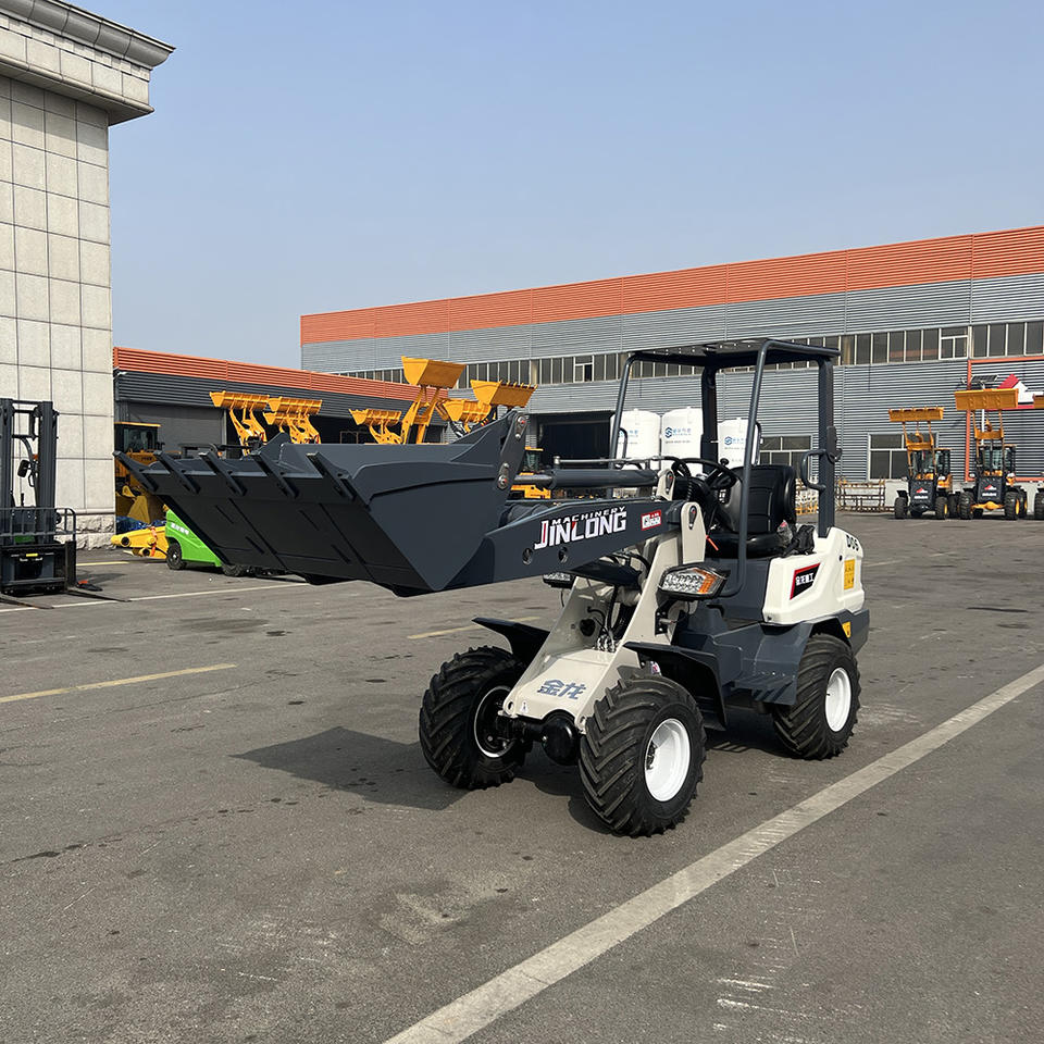 Electric Backhoe Loader 4WD Mini Wheel Excavator Loader | JINLONGLUTAI - Detail view 3