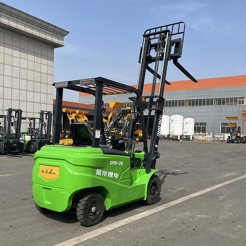Electric Front Loader Forklift Log Grass - Detail view 1
