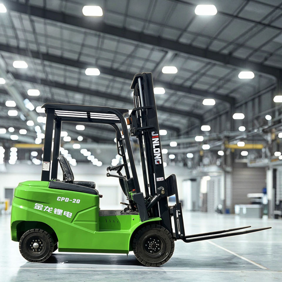 Electric Front Loader Forklift Log Grass - Detail view 5
