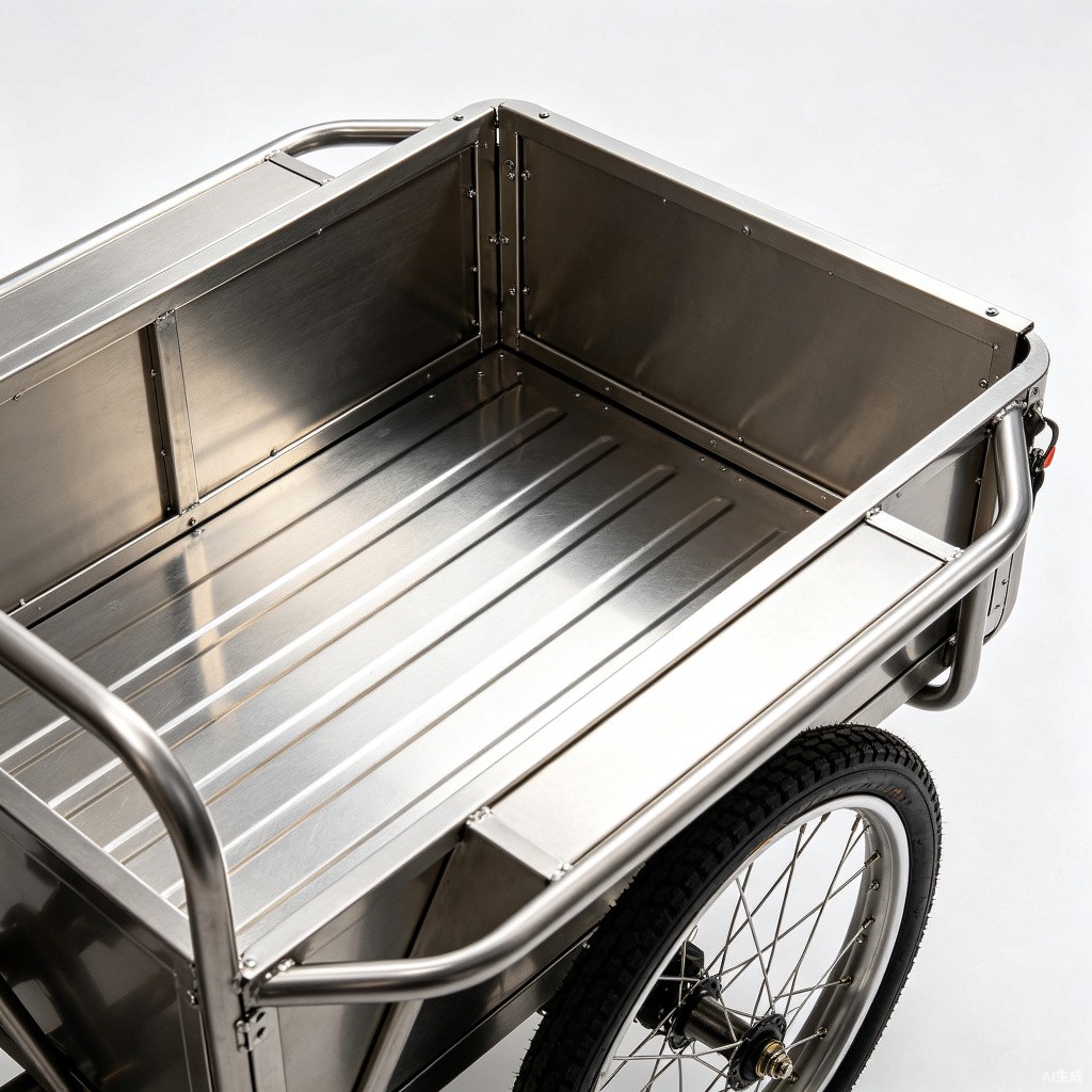 EPA CE Certified Gasoline Motorized 3-Wheel Cargo Tricycle - Detail view 4