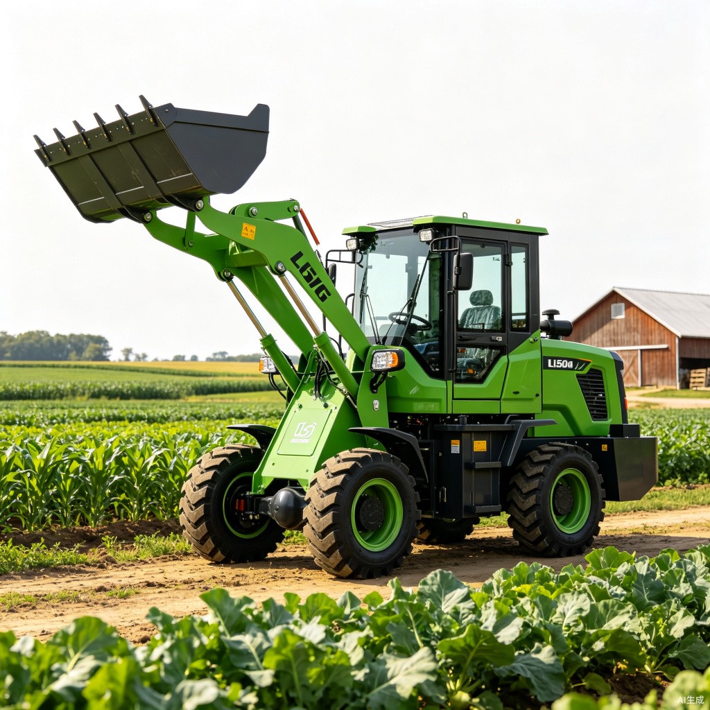 EPA Certified Mini Electric Wheel Loader 0.6m3 for Farm and Construction - Detail view 4