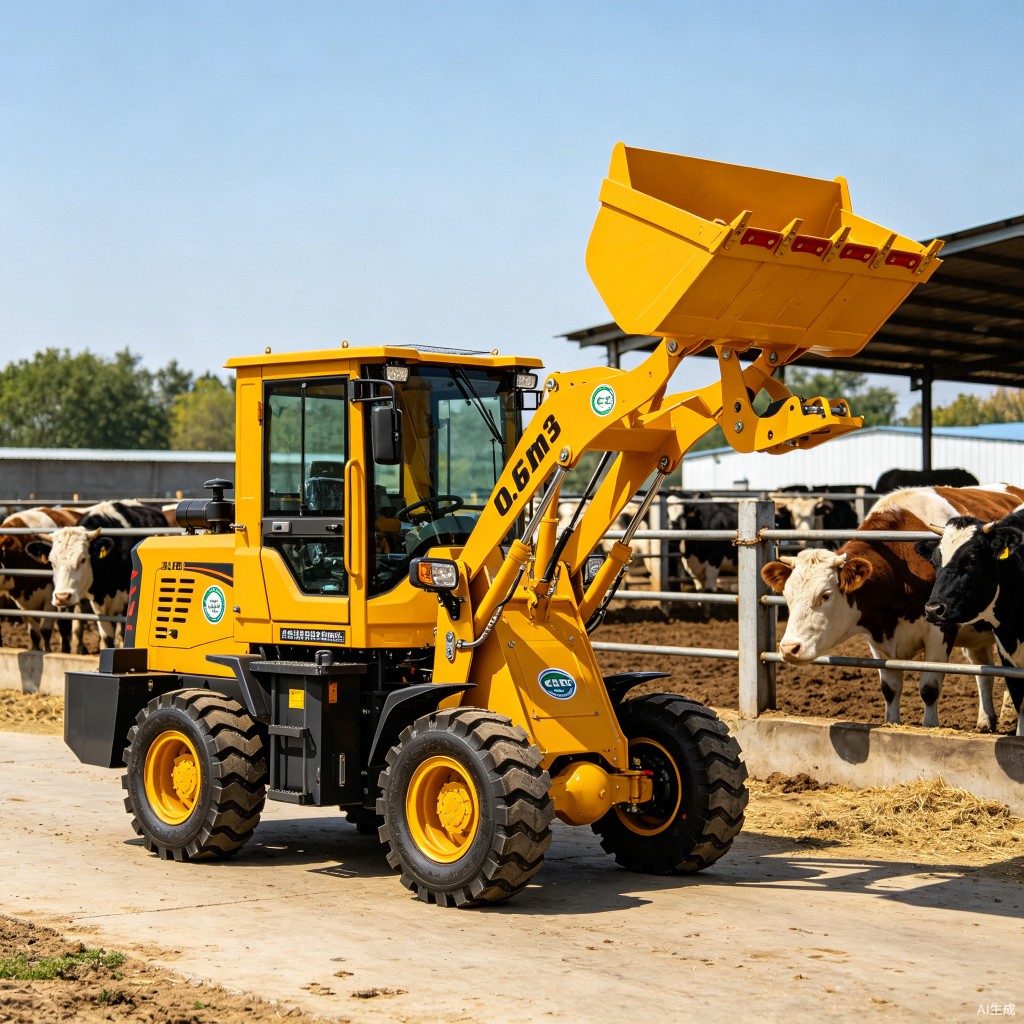EPA Certified Mini Electric Wheel Loader 0.6m3 for Farm and Construction - Main product photo