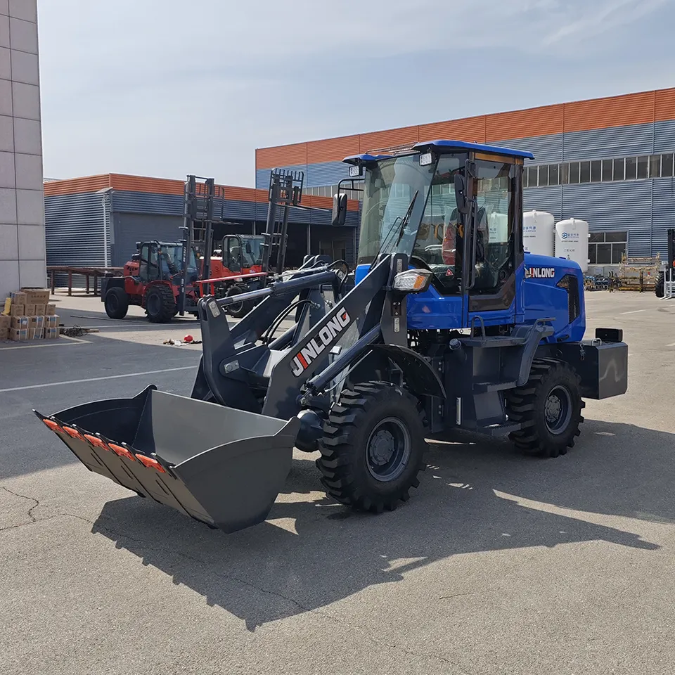 Lithium Battery Driven Front Boom Dumper Electric Wheel Loader - Detail view 1