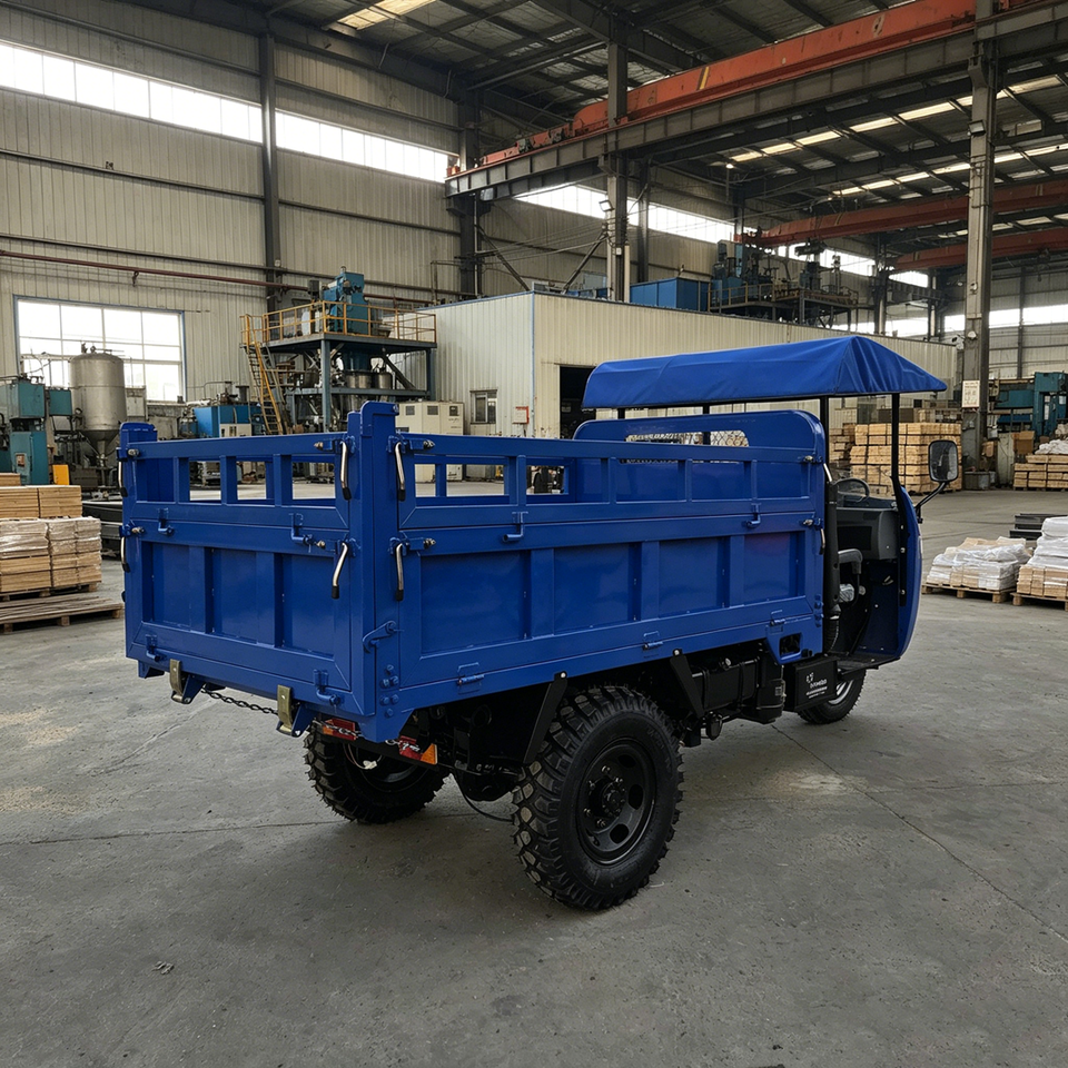 Hot Selling High Quality Diesel Engine Open Body Cargo Tricycle for Farm Use - Detail view 3