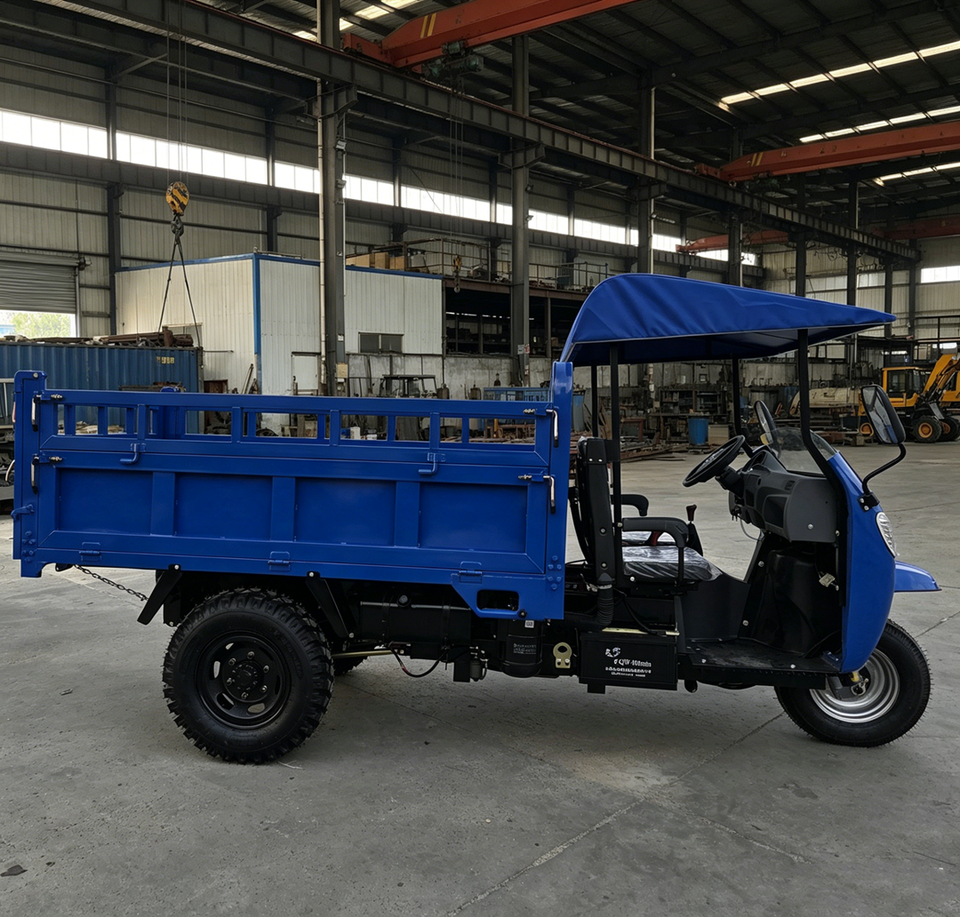 Hot Selling High Quality Diesel Engine Open Body Cargo Tricycle for Farm Use - Detail view 5
