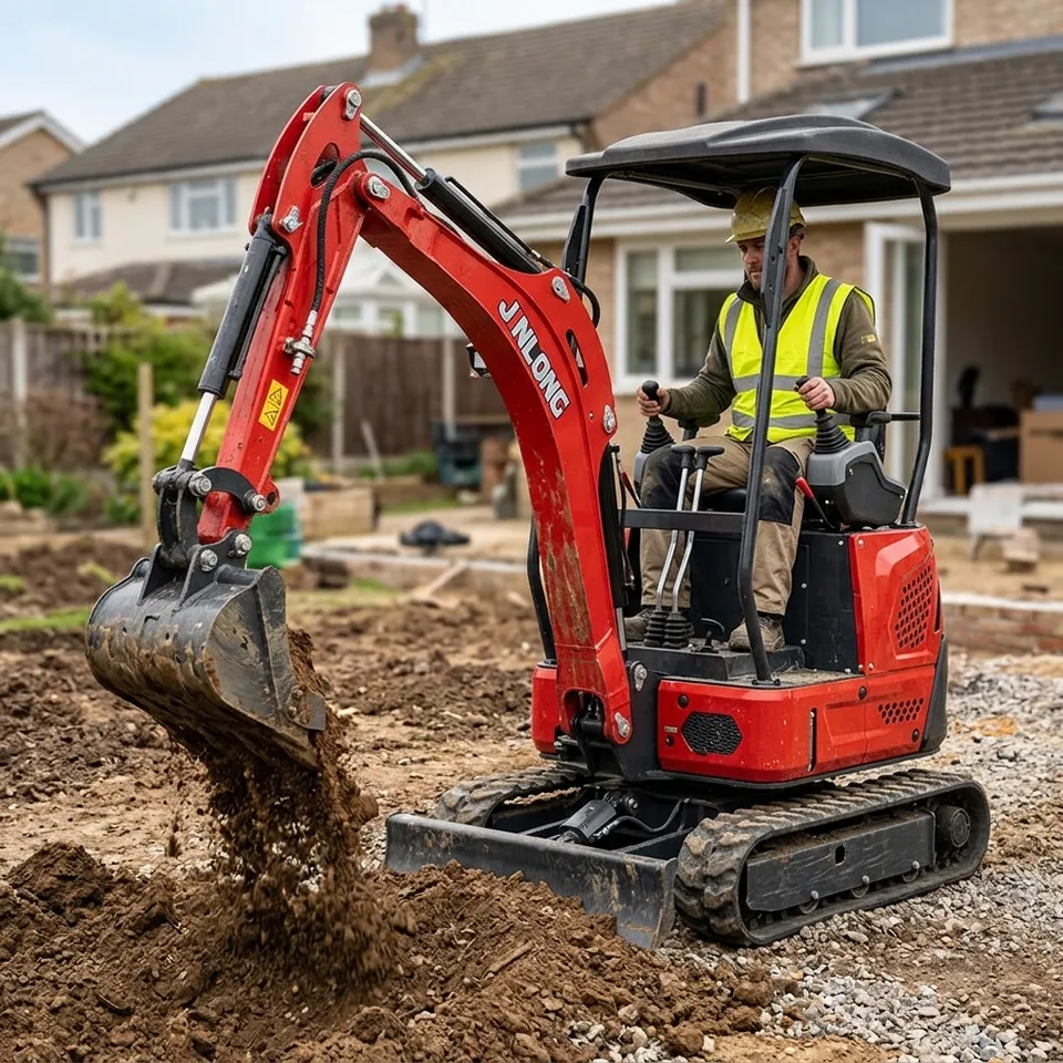 Hydraulic Crawler Mini Excavator with EPA Engine 1.8 Ton High Digging Power - Detail view 1