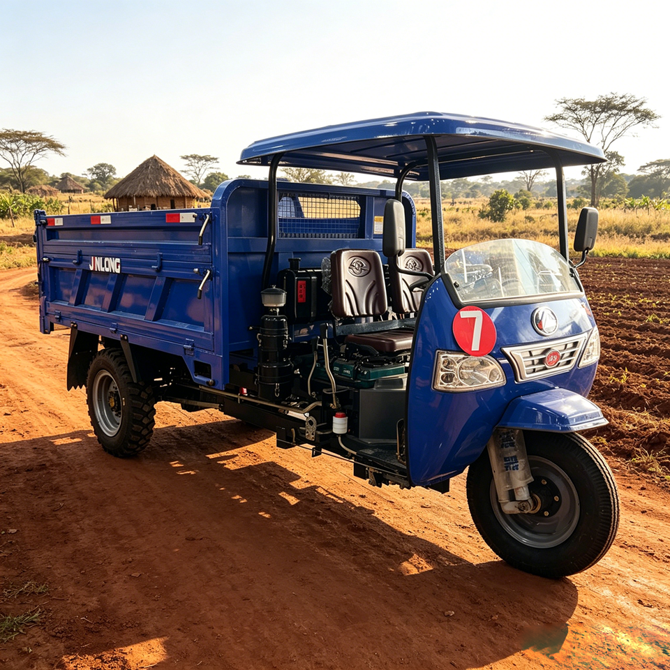 Veículo de três rodas de despejo hidráulico de mineração agrícola importado pequeno - Main product photo