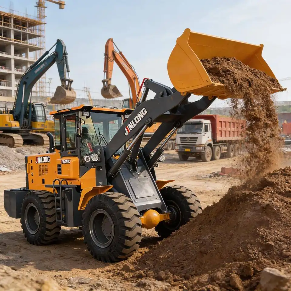 Low Profile 4x4 Wheel Drive Diesel Loader - Detail view 3