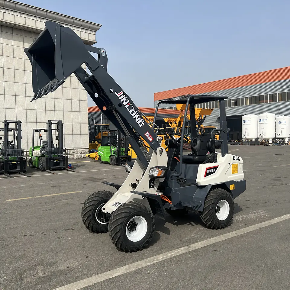 Mini Battery-Powered Electric Loader 2Ton JLE906 Four-Wheel Drive - Detail view 1