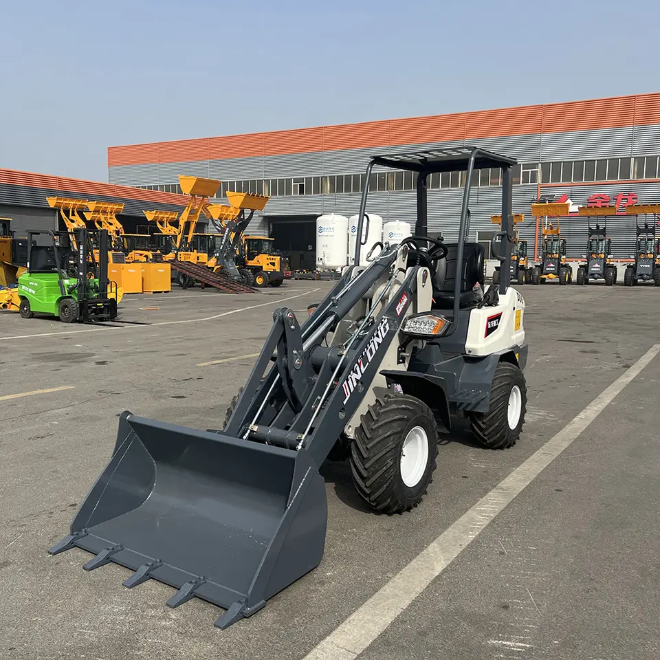 Mini Battery-Powered Electric Loader 2Ton JLE906 Four-Wheel Drive - Detail view 2
