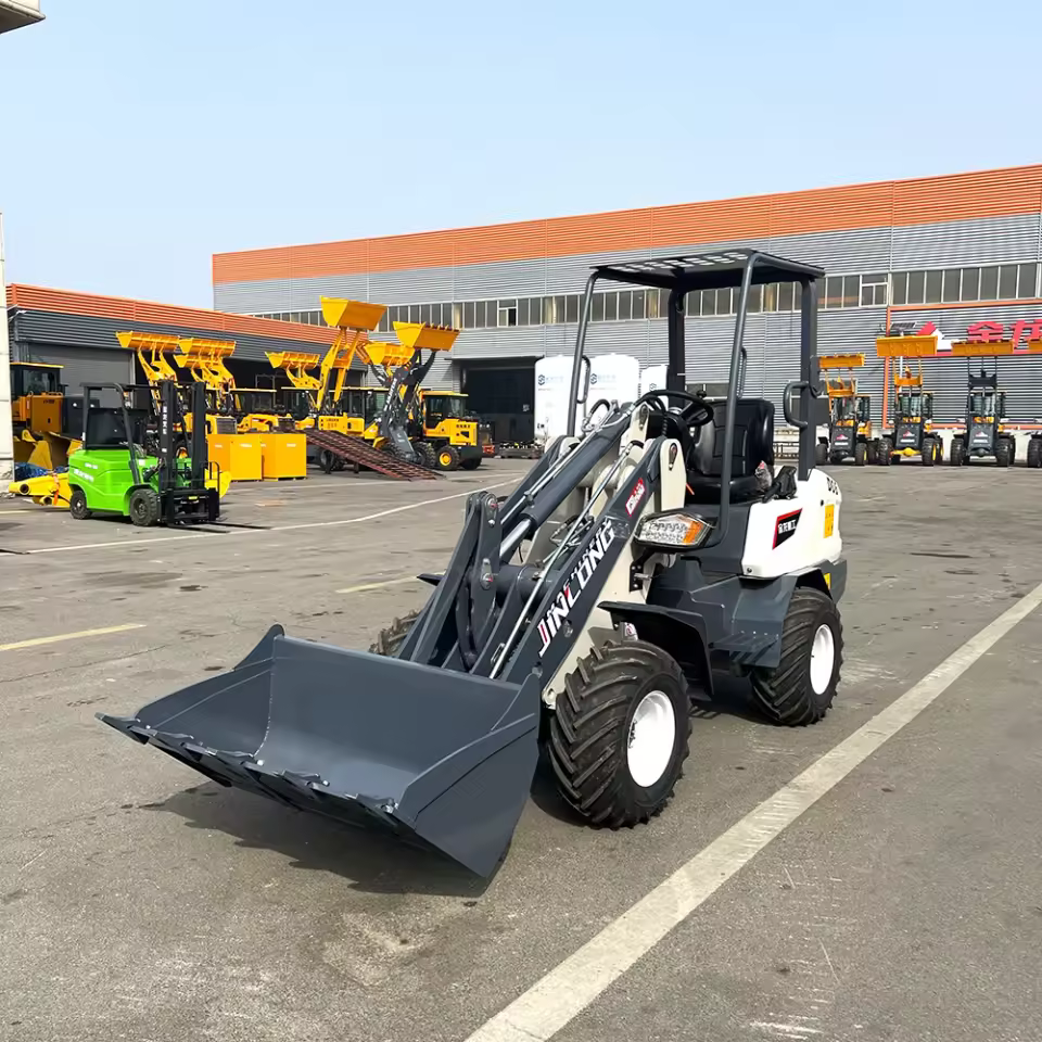 Multifunctional Mini Electric Backhoe Loader Front End (1.5 Ton) - Main product photo