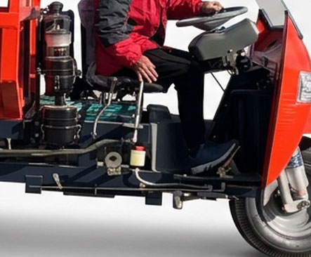 Açık Tip Yüksek-Düşük Hızlı Damperli Kargo Taşıma Mini Dizel Üç Tekerlekli - product detail image