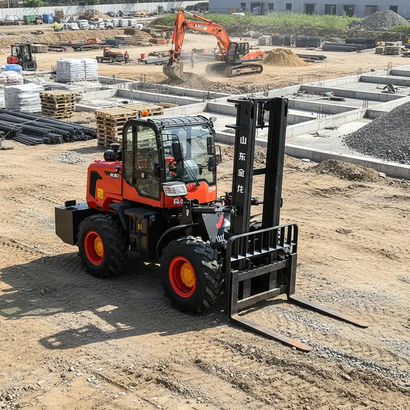 4x4 Rough Terrain Diesel Forklift 3.5-7 Ton - Main product photo