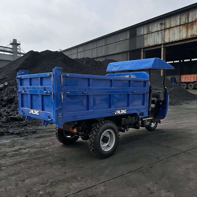 Urban Trash Dumper Tricycle Enclosed Cab for Sanitation Workers - Detail view 4