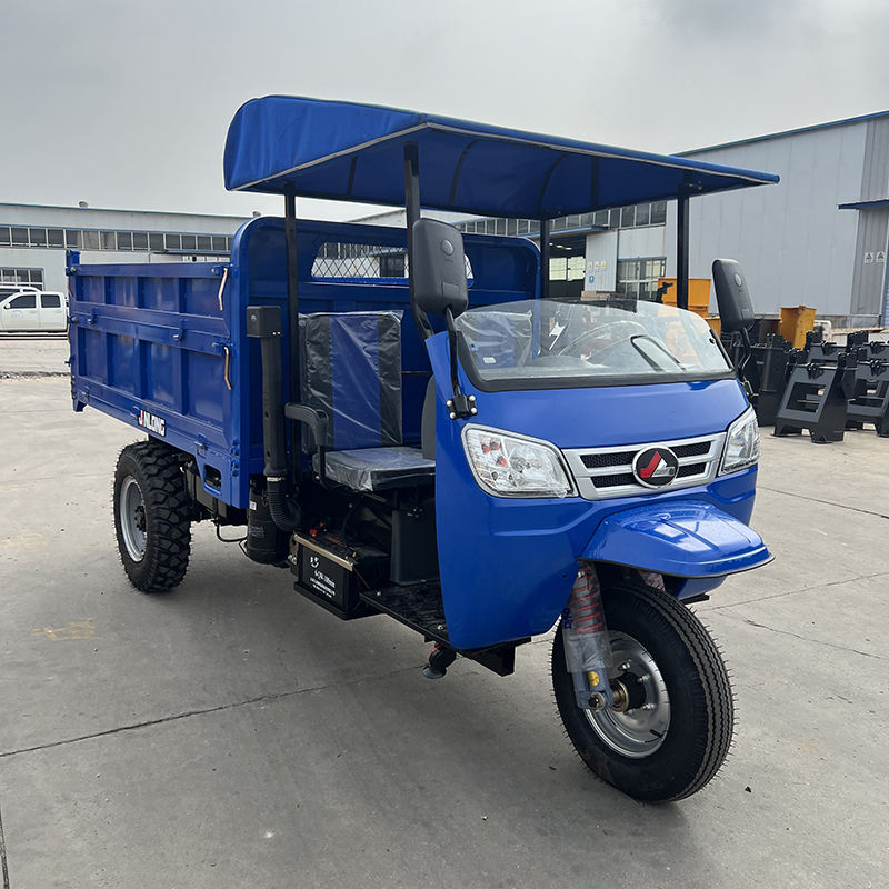 Urban Trash Dumper Tricycle Enclosed Cab for Sanitation Workers - Detail view 5