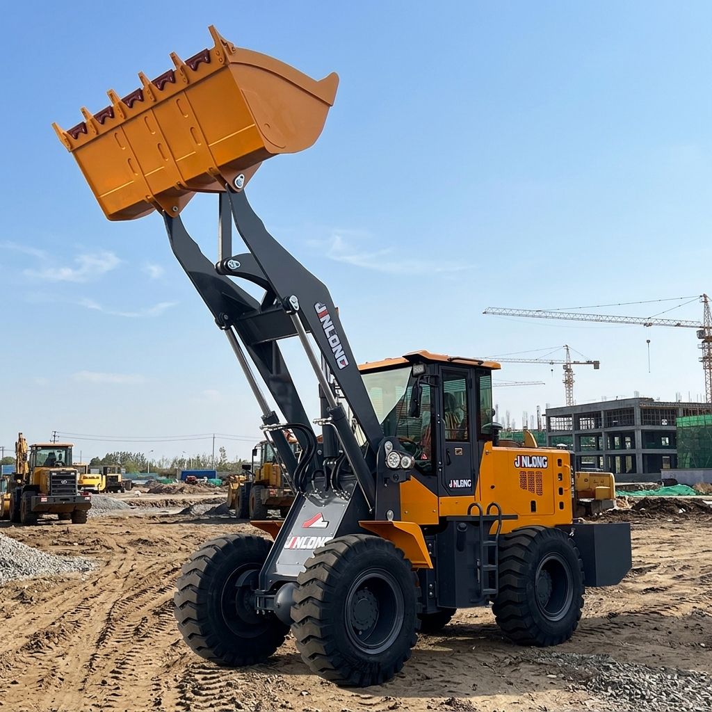 3 Ton 4x4 High Quality Front Wheel Loader with Diesel Engine - Main product photo