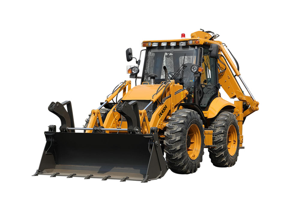 Wheeled Backhoe 4x4 Tractor Loader Construction Excavator - Detail view 3