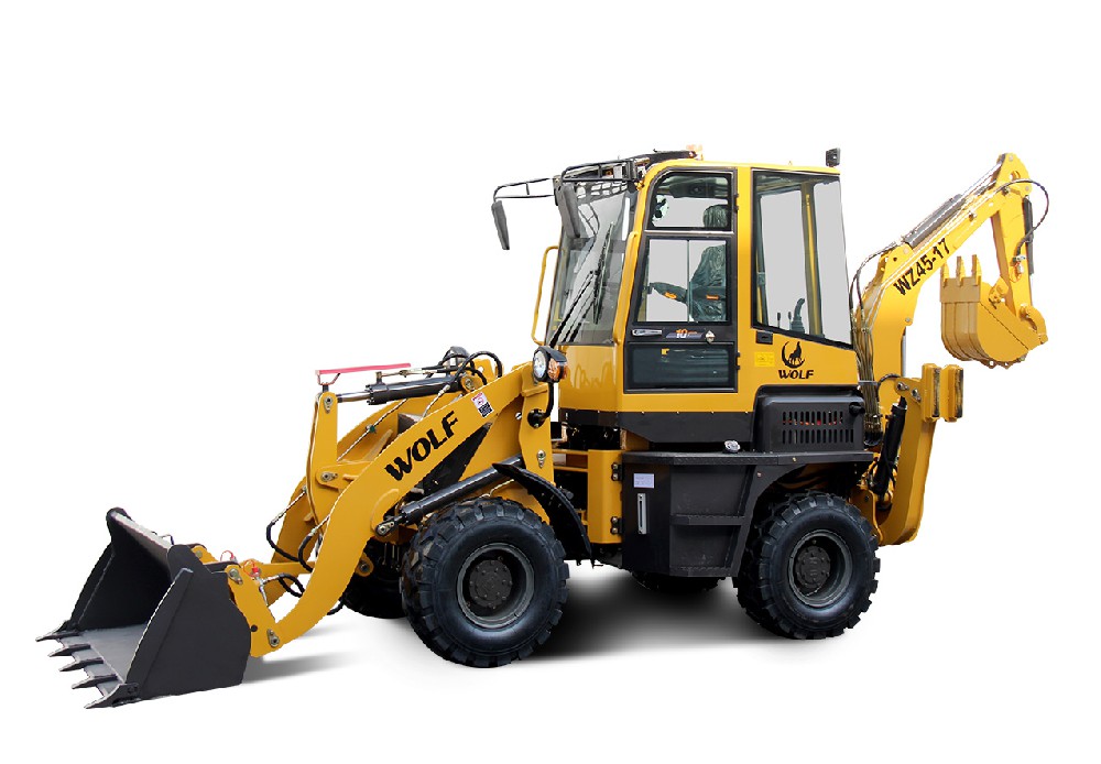 Wheeled Backhoe 4x4 Tractor Loader Construction Excavator - Detail view 5